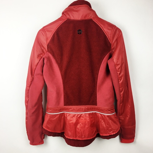 Lululemon Pedal Power Jacket Currant Red - Picture 3 of 4